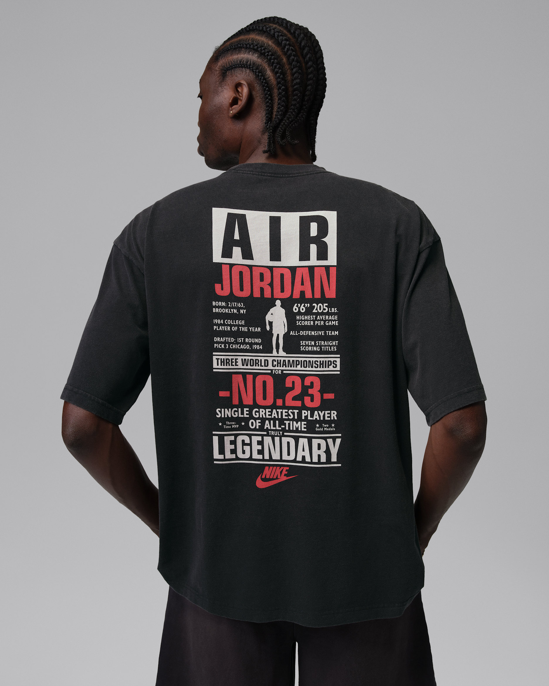 Jordan Flight — Black/University Red