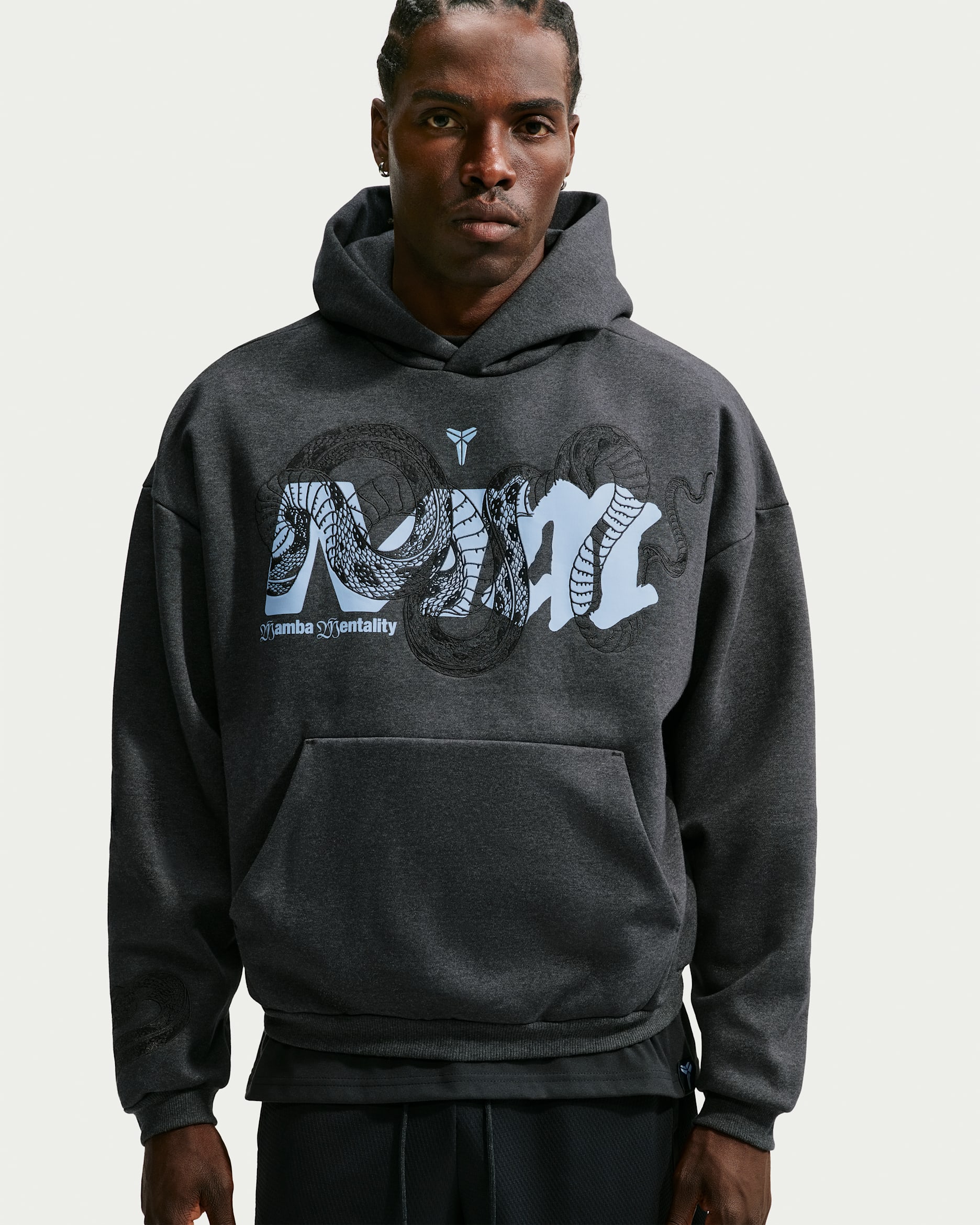 Kobe — Black Heather/Light Armoury Blue