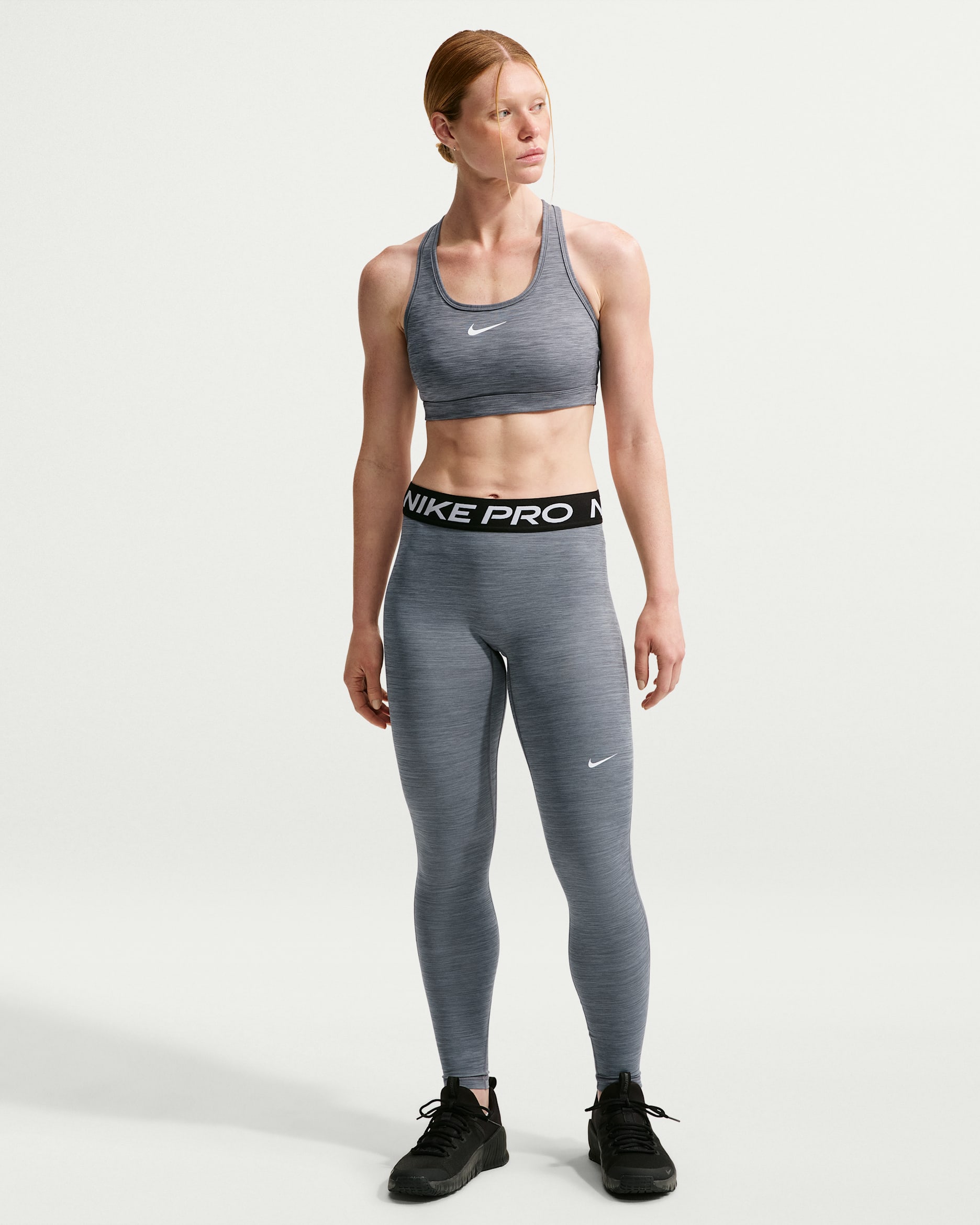 Nike Pro — Smoke Grey/Heather/Black/White