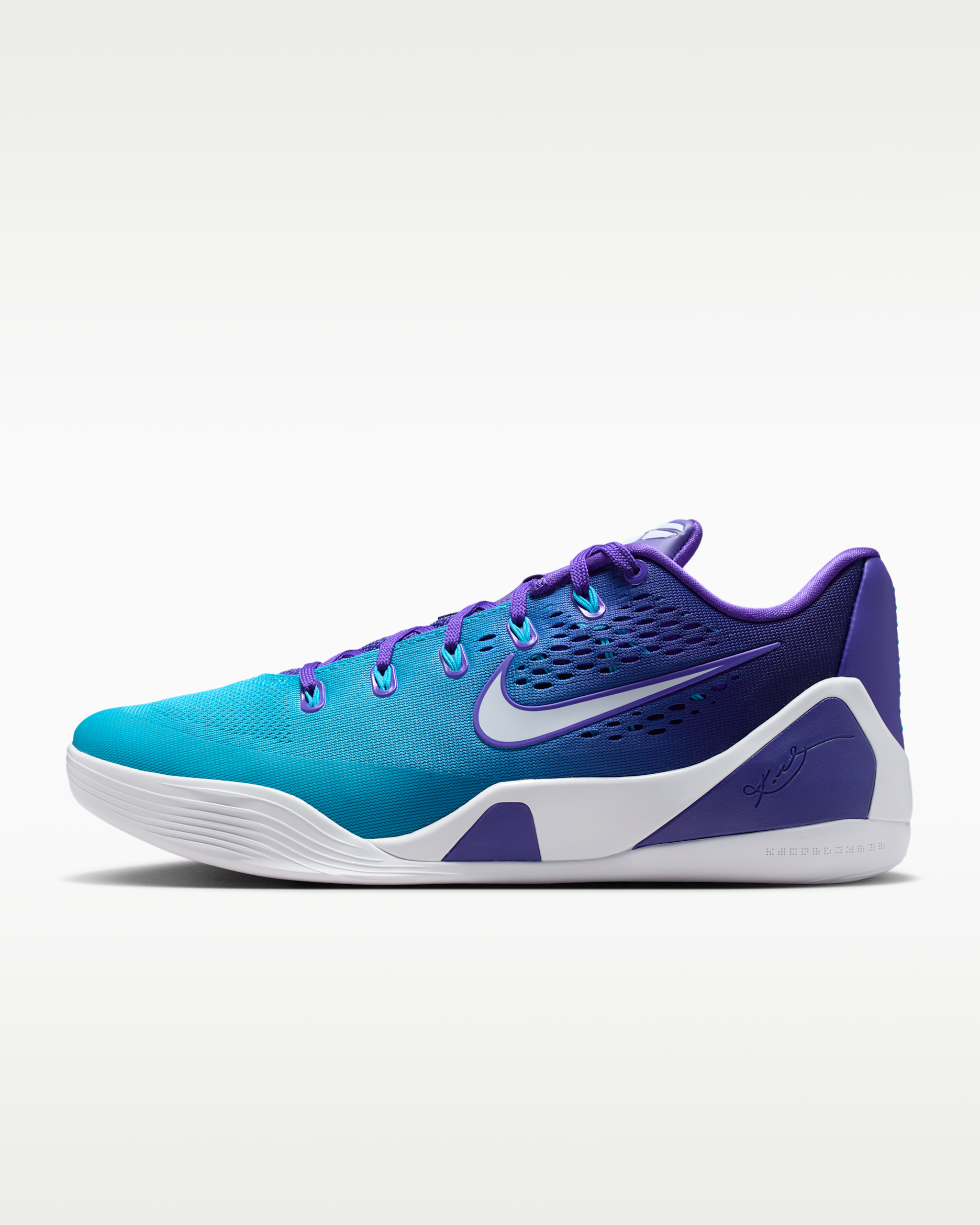 Kobe 9 Low Protro — Fierce Purple/White/Blue Lagoon
