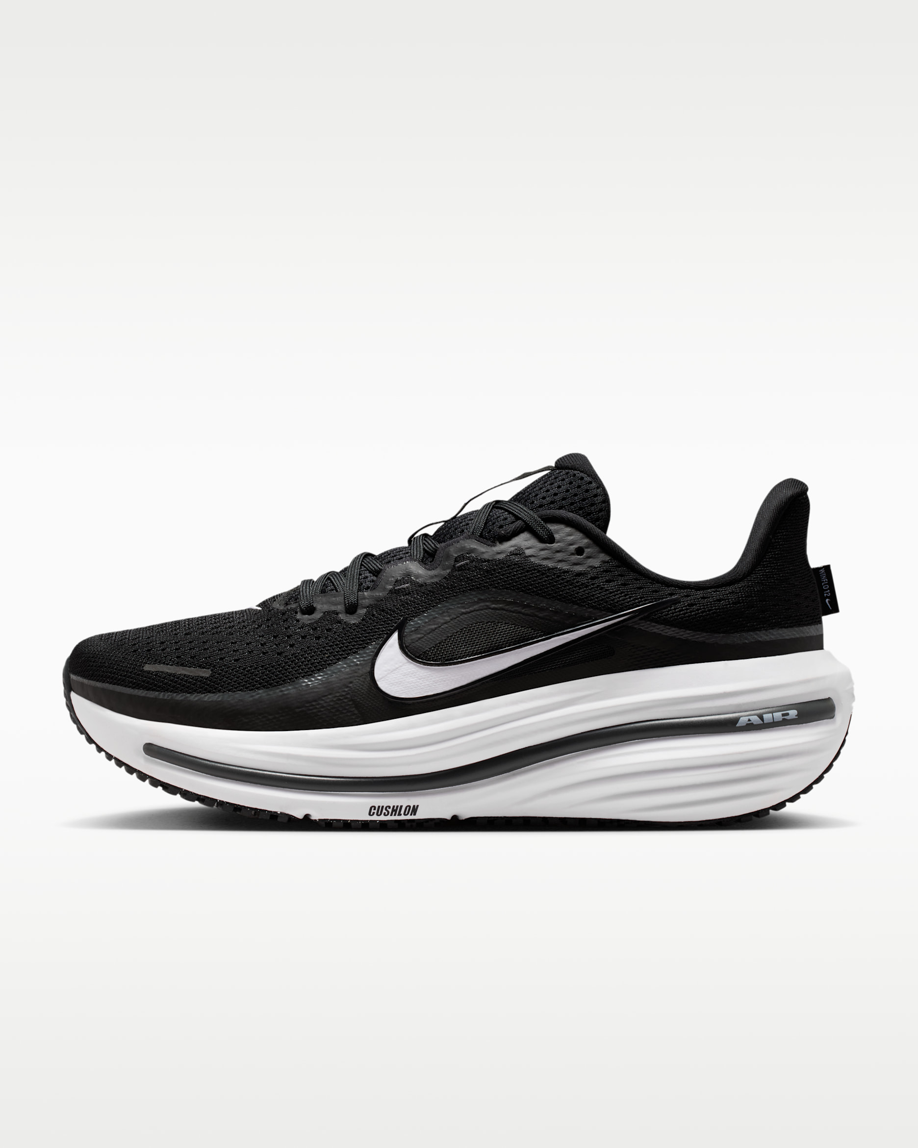 Nike Winflo 12 — Black/Dark Smoke Grey/White