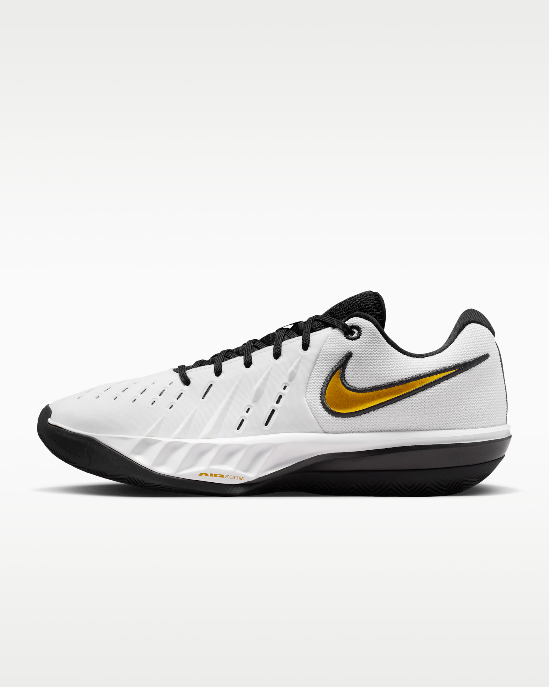 Nike G.T. Cut Academy 2 — White/Black/Metallic Gold