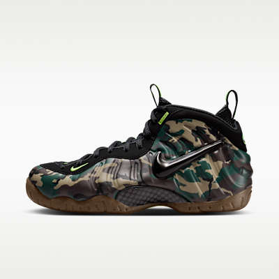 Nike Air Foamposite Pro Premium — Black/Voltage Green/Gum Dark Brown/Black