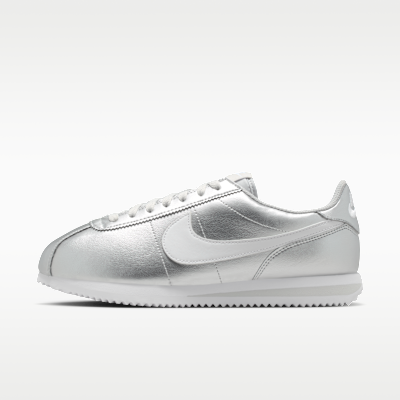 Nike Cortez — Metallic Silver/Grey Fog/White