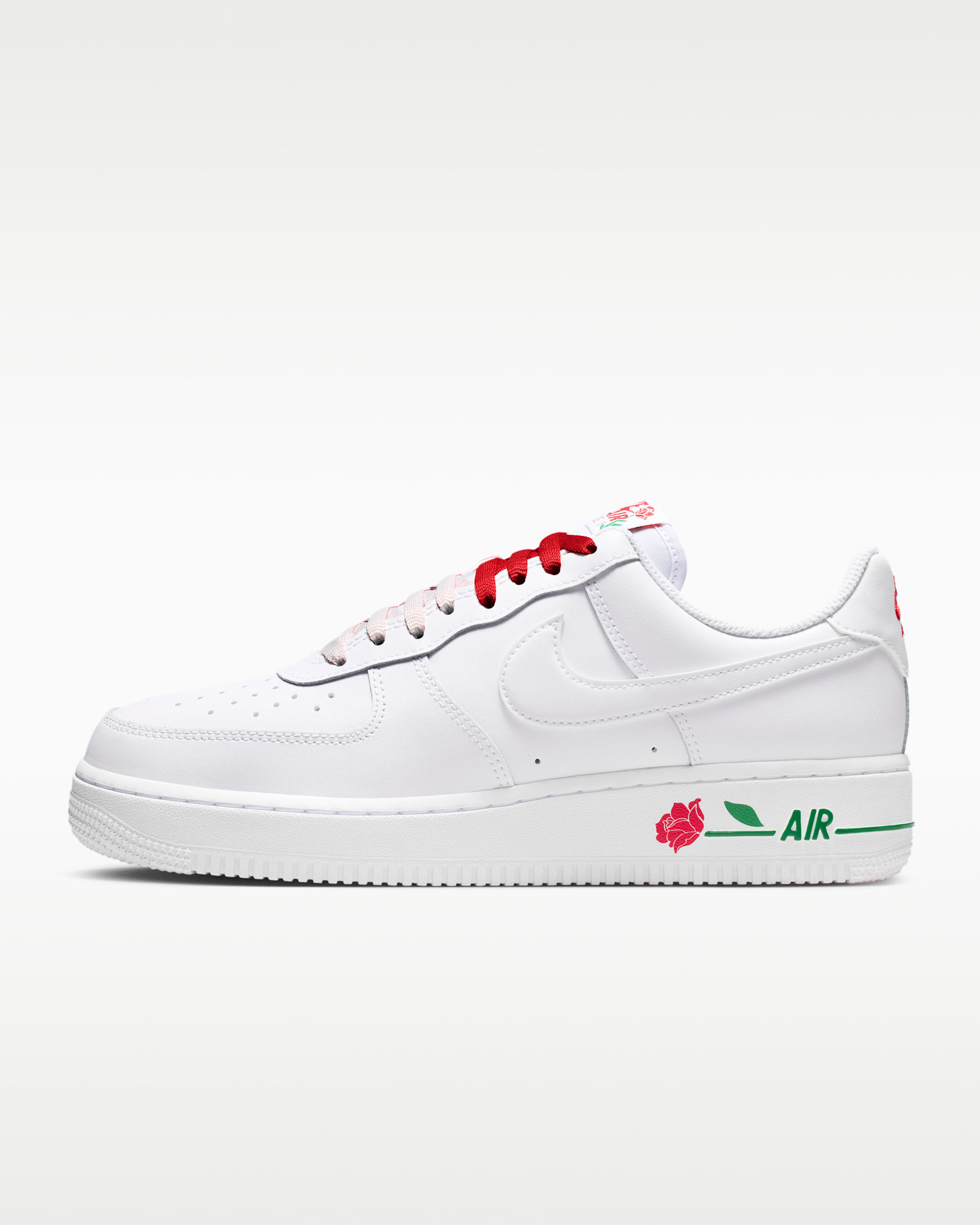 Nike Air Force 1 '07 SE — White/Sport Red/Pine Green/White