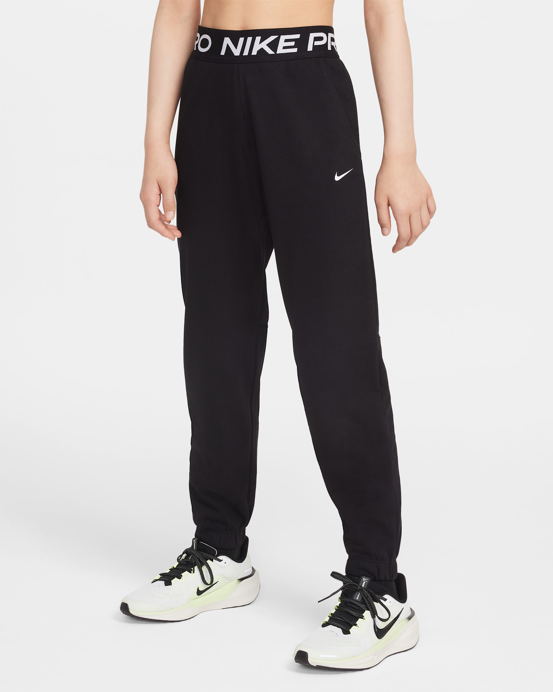 Nike Pro Fleece — Black/Black/Black/White