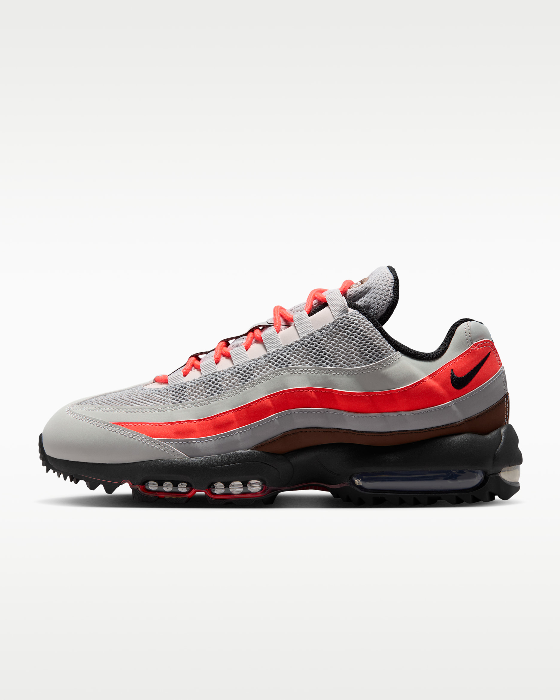 Nike Air Max '95 G — Light Silver/Light Smoke Grey/Bright Crimson/Black