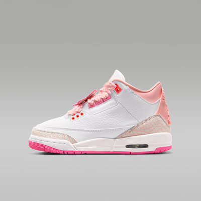 Air Jordan 3 Retro — Pearl Pink/Pink Bloom/Pink Glow/Hyper Orange
