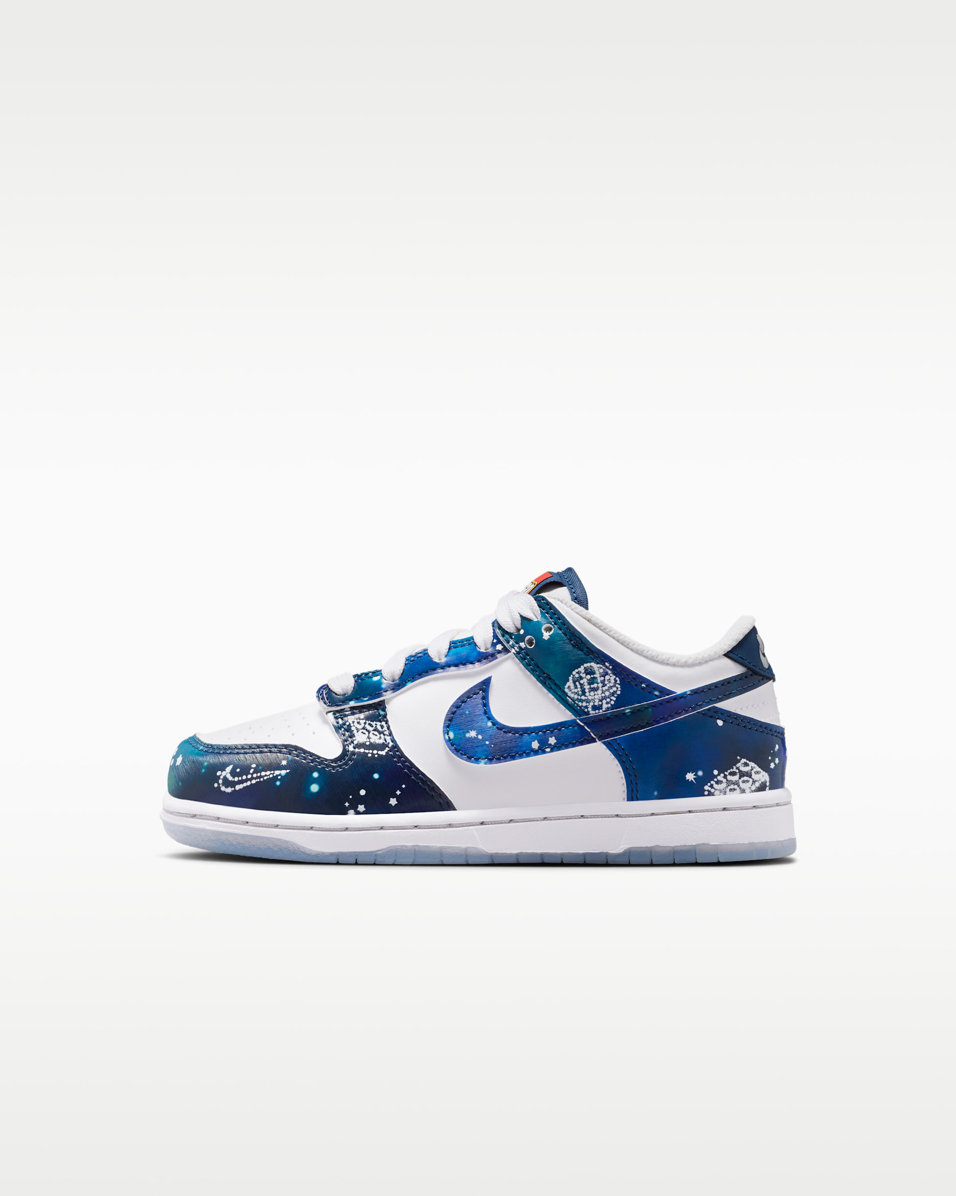Nike Dunk Low x LEGO® Collection — White/Brave Blue/Metallic Platinum/Multi-Colour