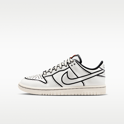 Nike Dunk Low x LEGO® Collection — Sail/Black/Rush Red/Sail