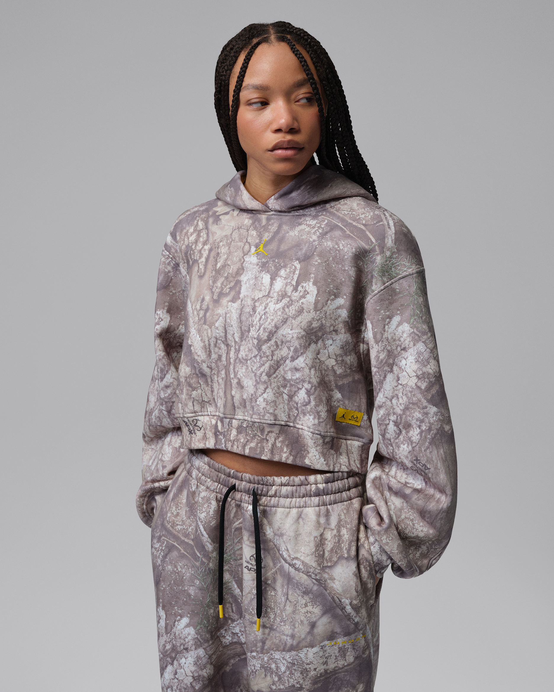 Jordan Brooklyn — White/Bright Citron