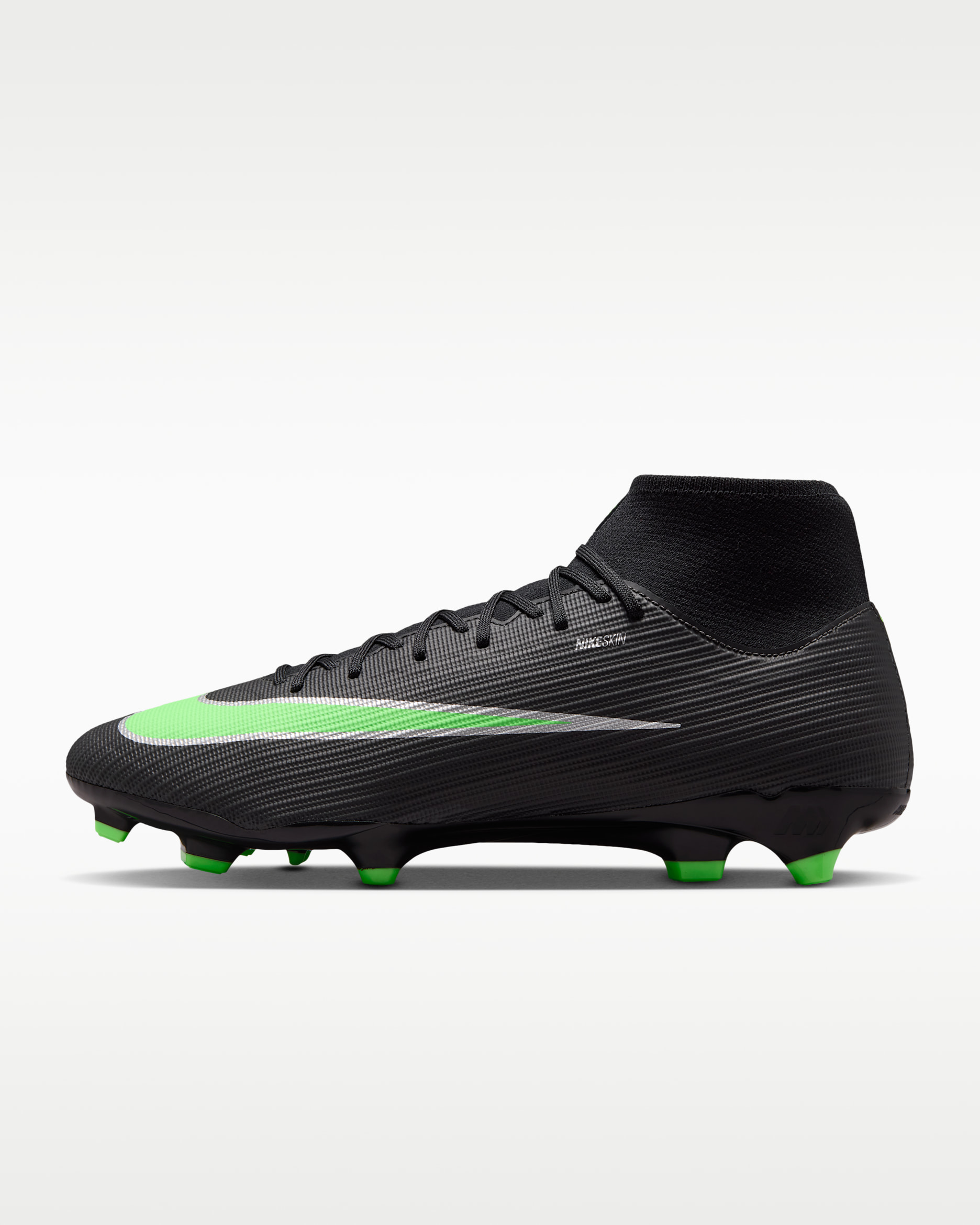 Nike Mercurial Superfly 11 Academy — Black/Black/Illusion Green
