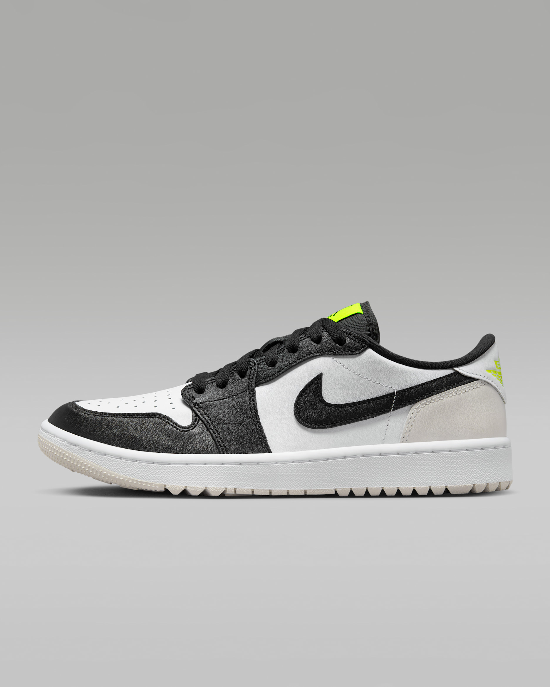 Air Jordan 1 Low G — White/Phantom/Volt/Black