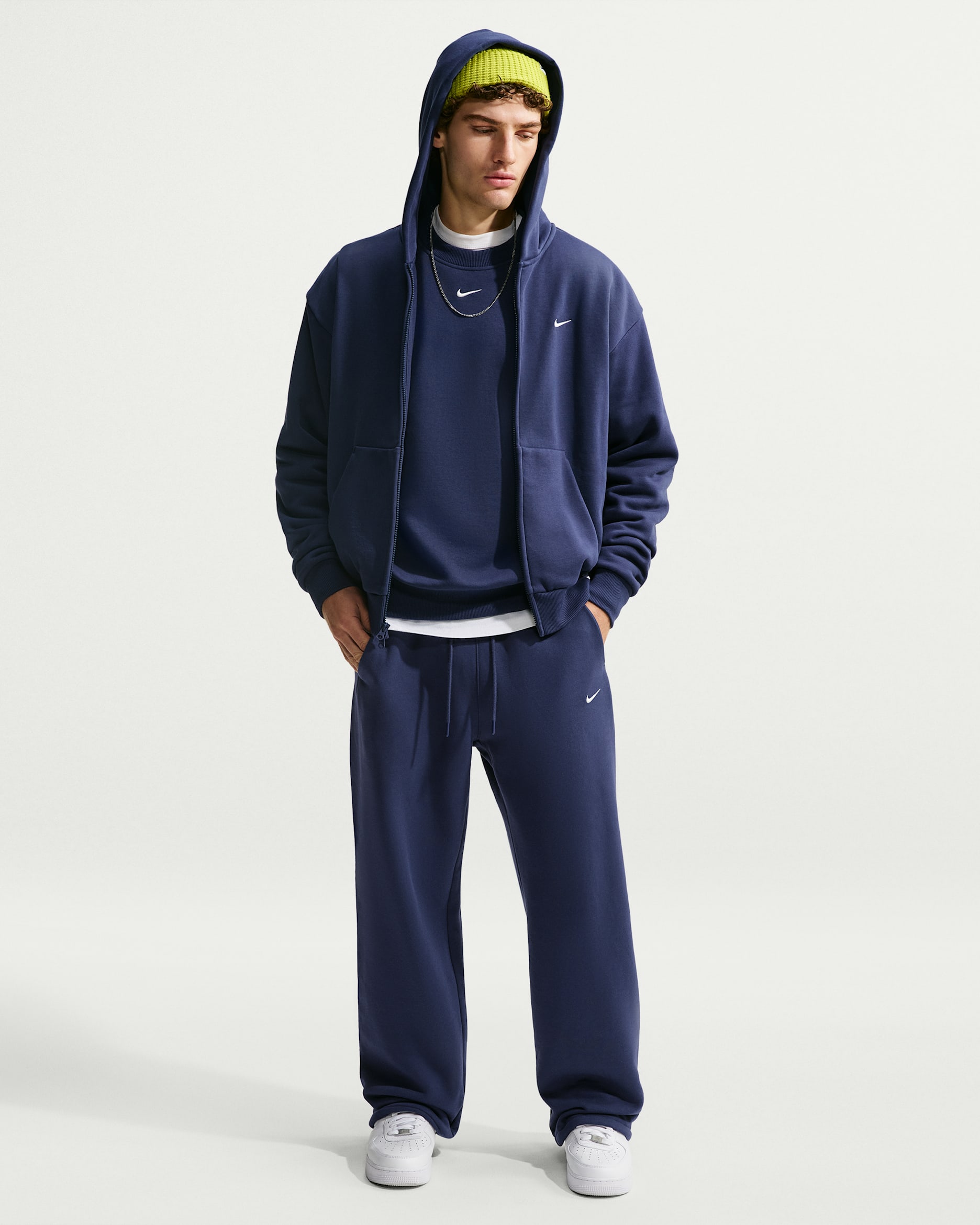 Nike Solo Fleece — Midnight Navy/Sail