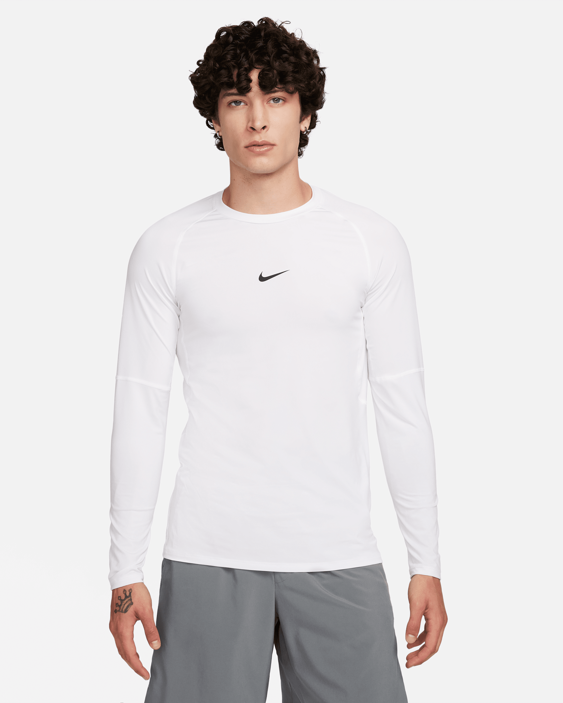 Nike Pro — White/Black