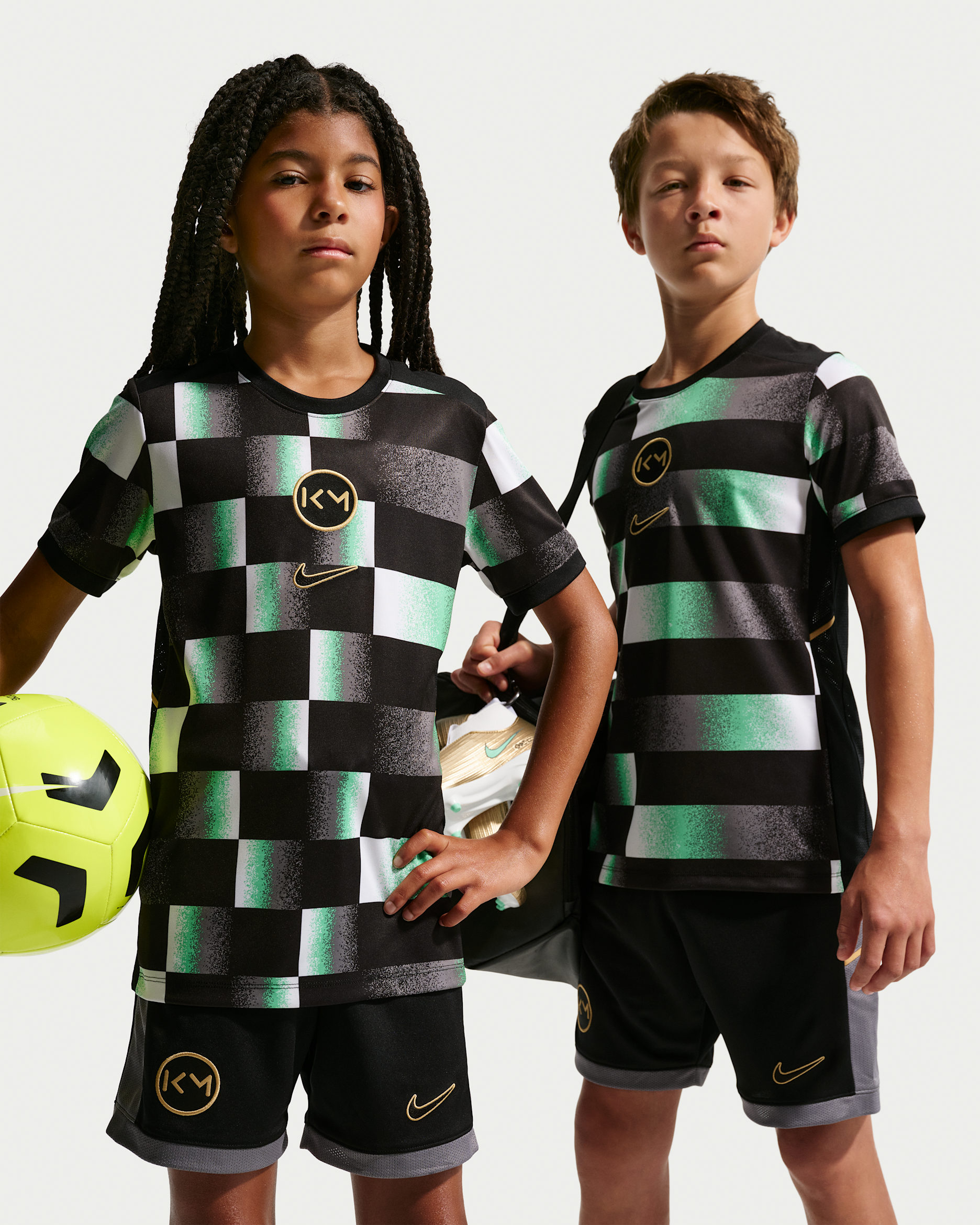 Kylian Mbappé Academy — Black/Elemental Gold/Metallic Gold