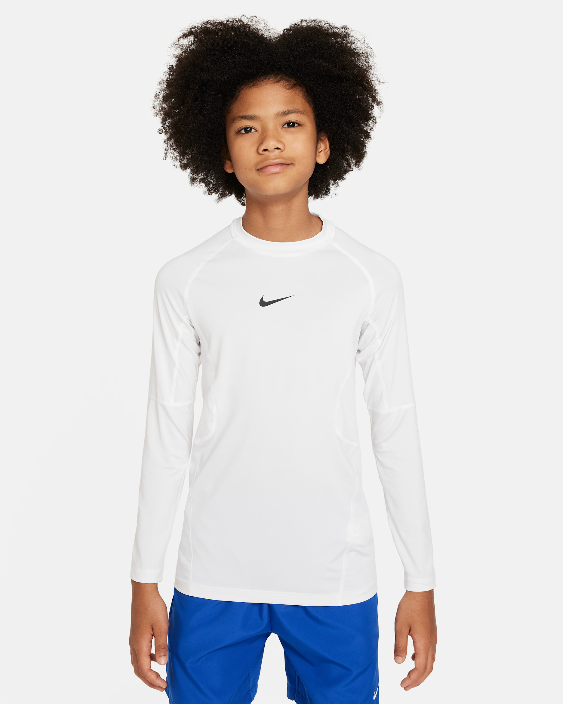 Nike Pro — White/Black