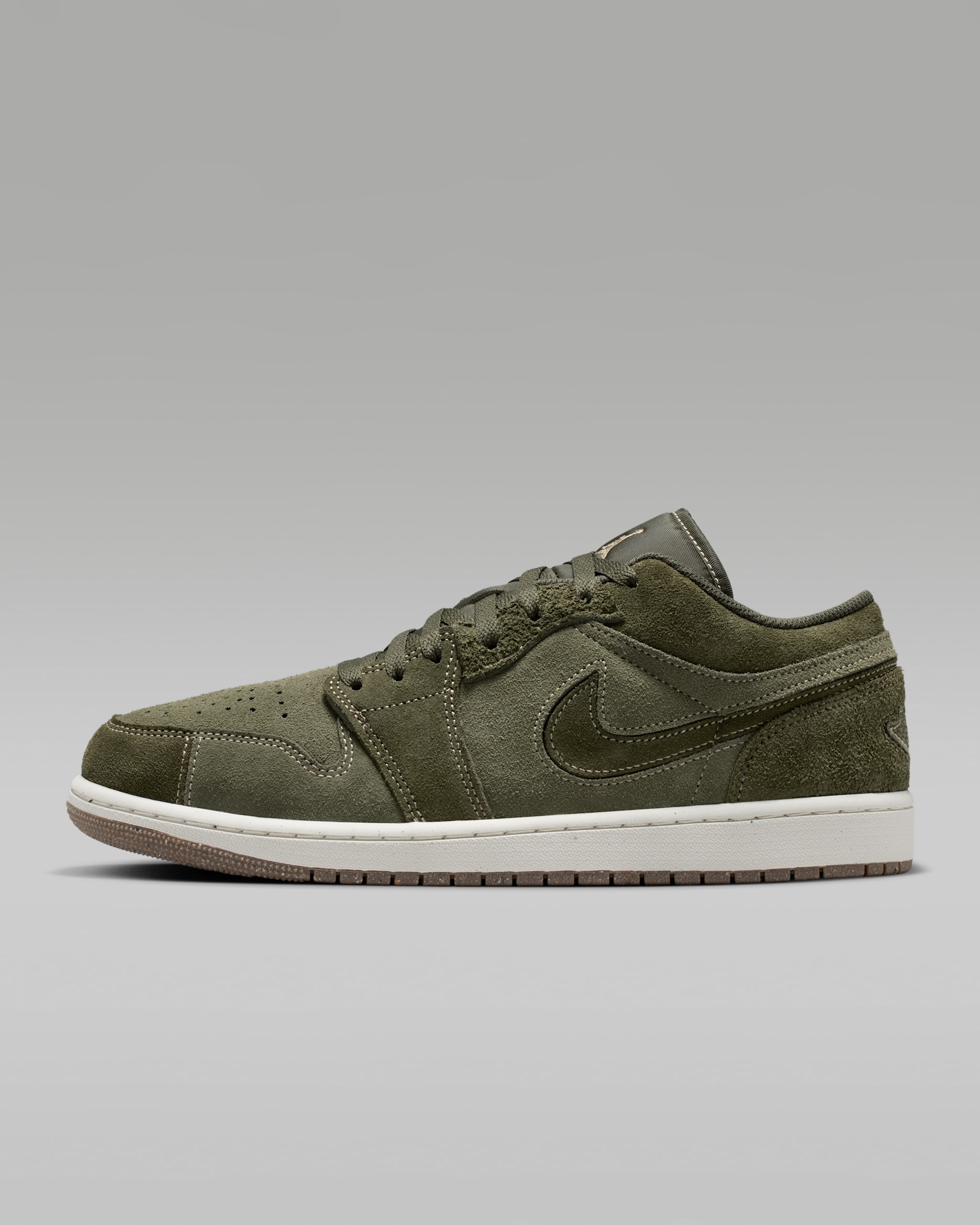 Air Jordan 1 Low SE Craft — Cargo Khaki/Khaki/Coconut Milk/Cargo Khaki