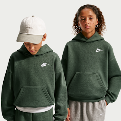 Nike Sportswear Club Fleece — Camo Green/White