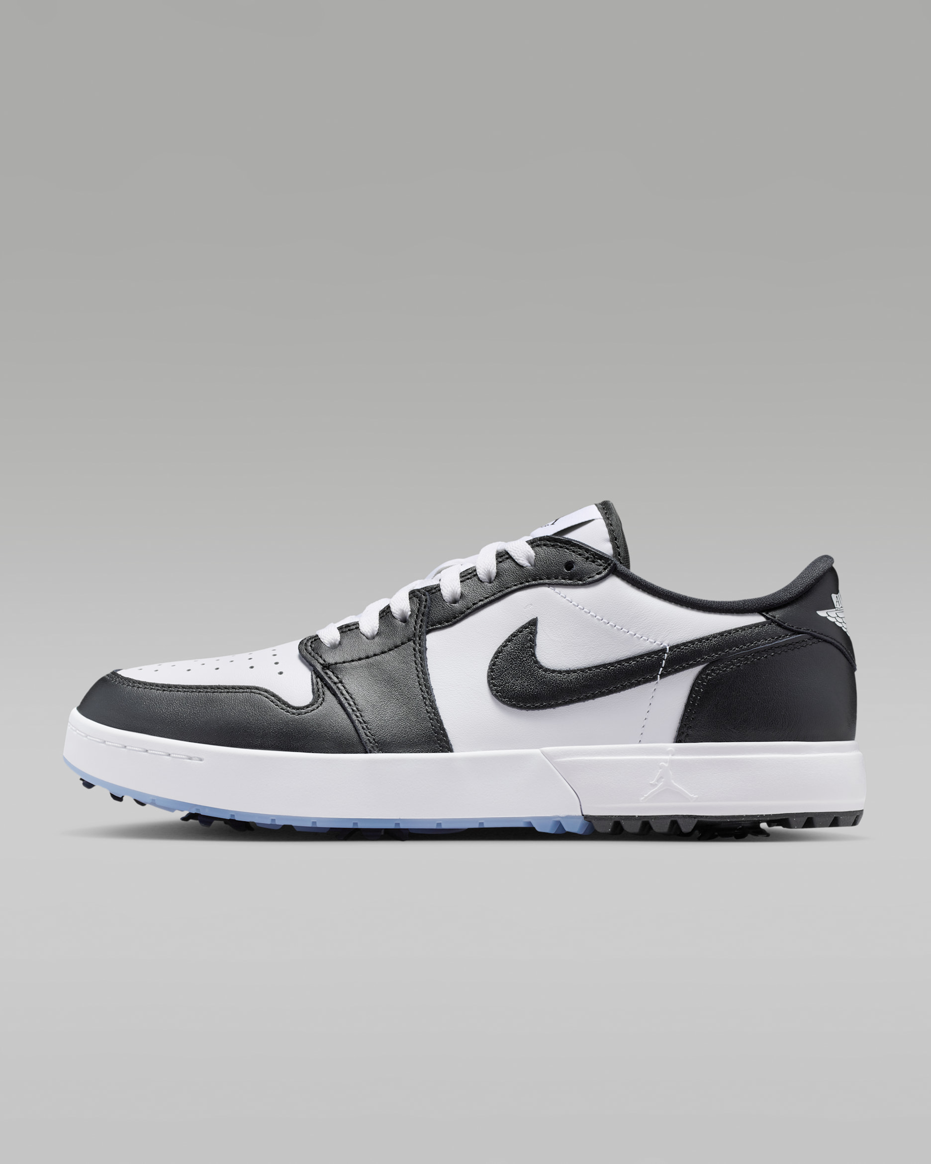 Air Jordan 1 Low G Spiked — White/White/Black