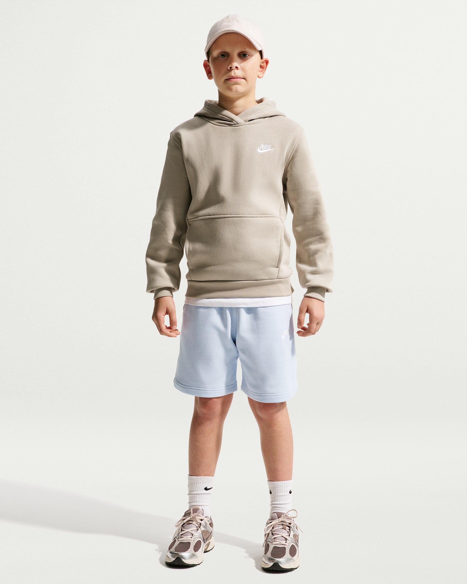 Nike Sportswear Club Fleece — Hydrogen Blue/White