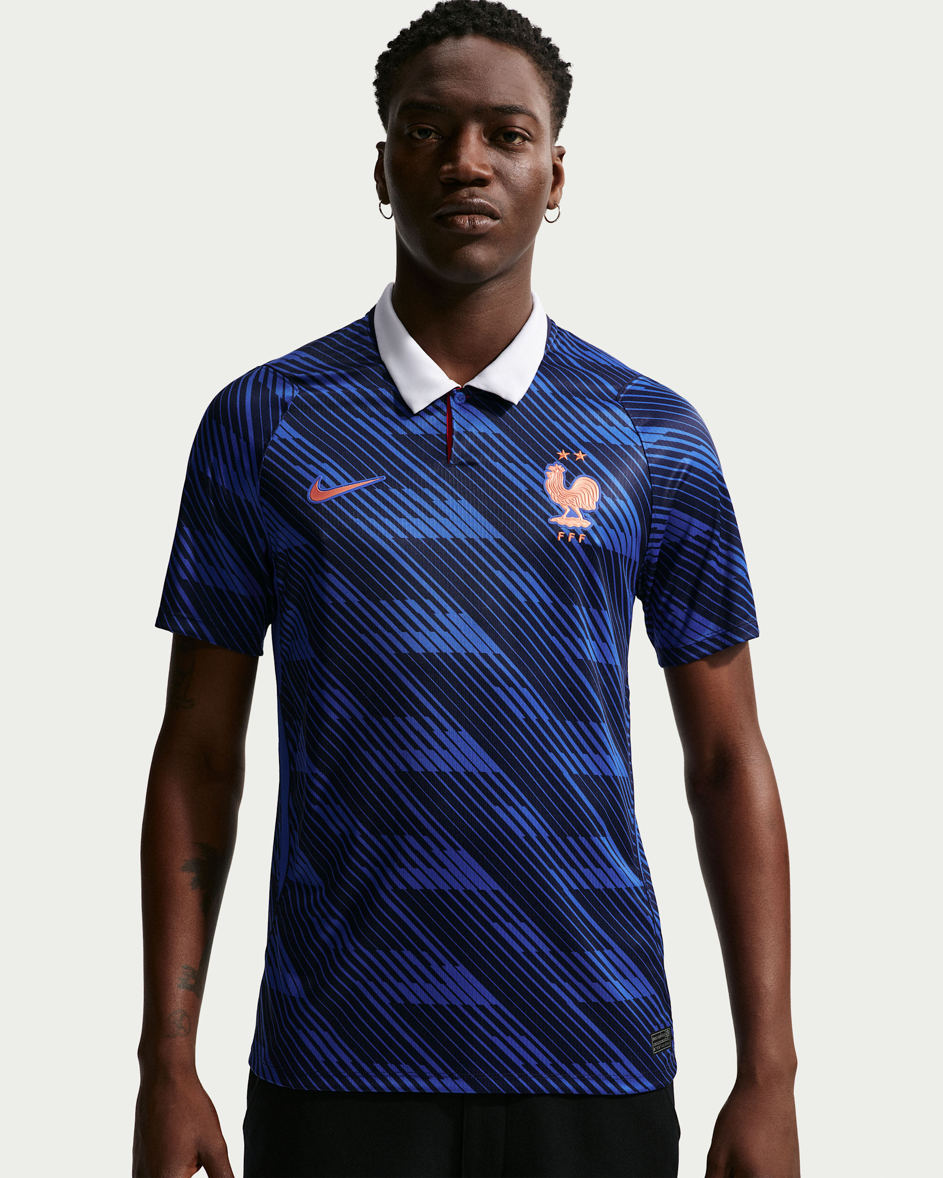 France National Team 2026 Stadium Home — Game Royal/Blackened Blue/White/Metallic Copper