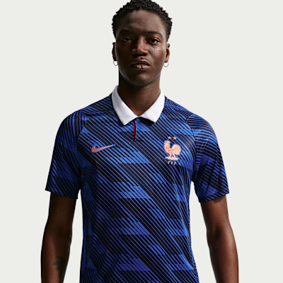 France National Team 2026 Stadium Home — Game Royal/Blackened Blue/White/Metallic Copper