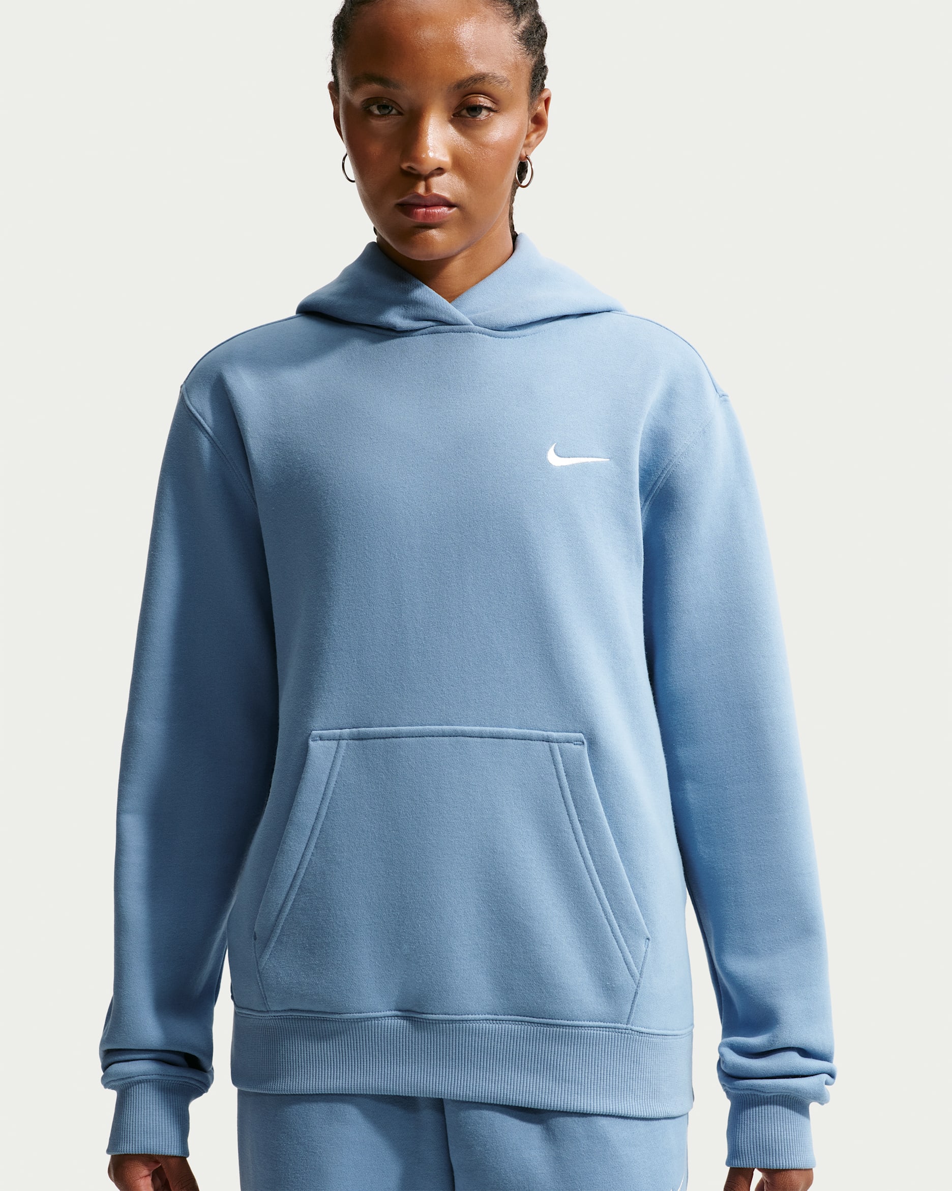 Nike Studio Fleece Medium Weight — Work Blue/Sail