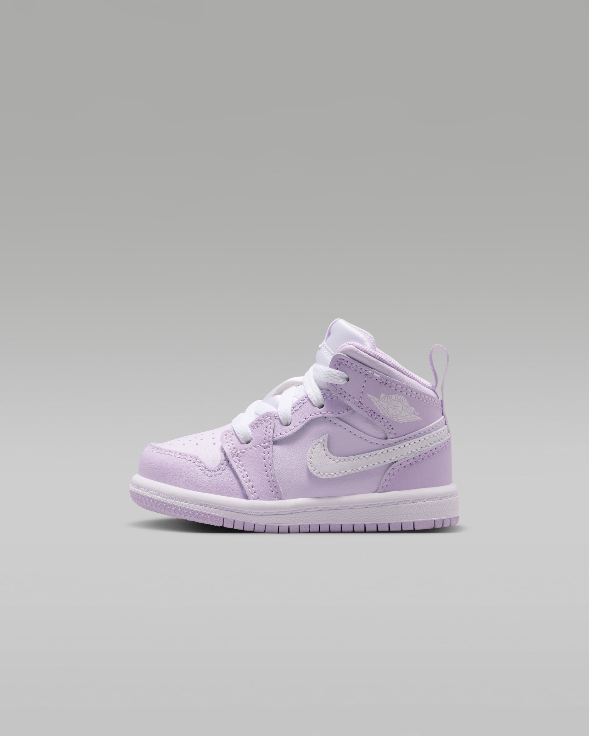 Jordan 1 Mid — Violet Mist/Barely Grape/White