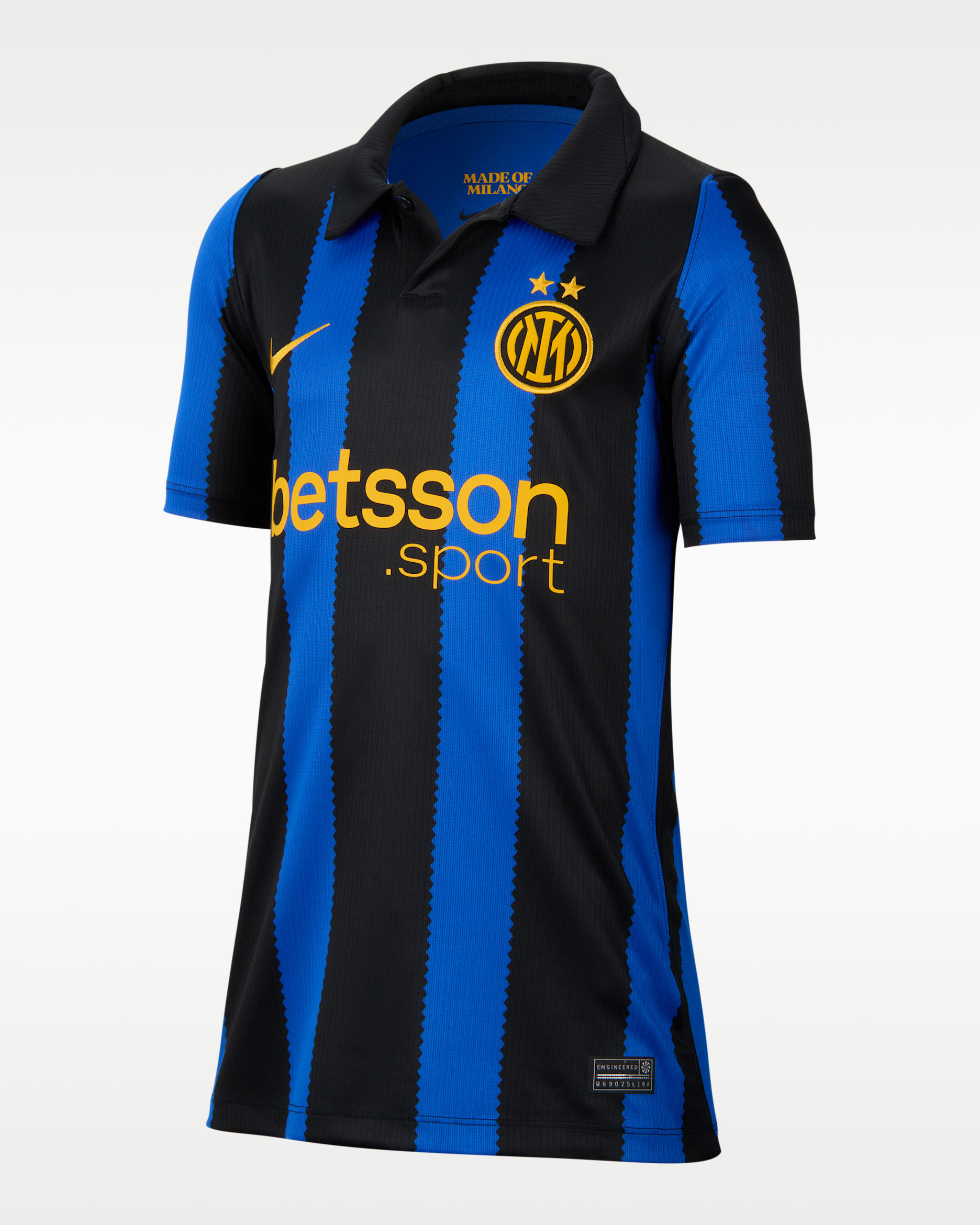 Inter Milan 2026/27 Stadium Home — Lyon Blue/Black/University Gold