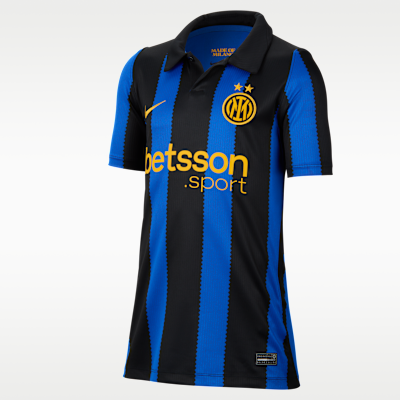 Inter Milan 2026/27 Stadium Home — Lyon Blue/Black/University Gold