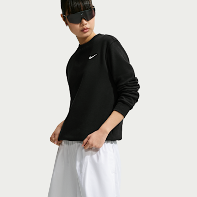 Nike Studio Fleece Medium Weight — Total Black/Sail