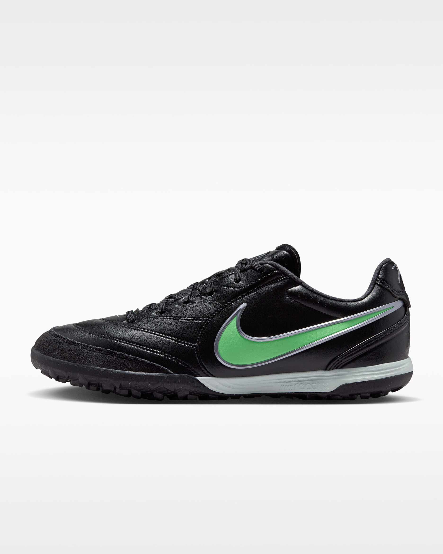 Nike Tiempo Ligera Pro — Black/Black/Illusion Green