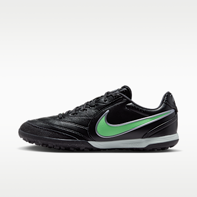 Nike Tiempo Ligera Pro — Black/Black/Illusion Green