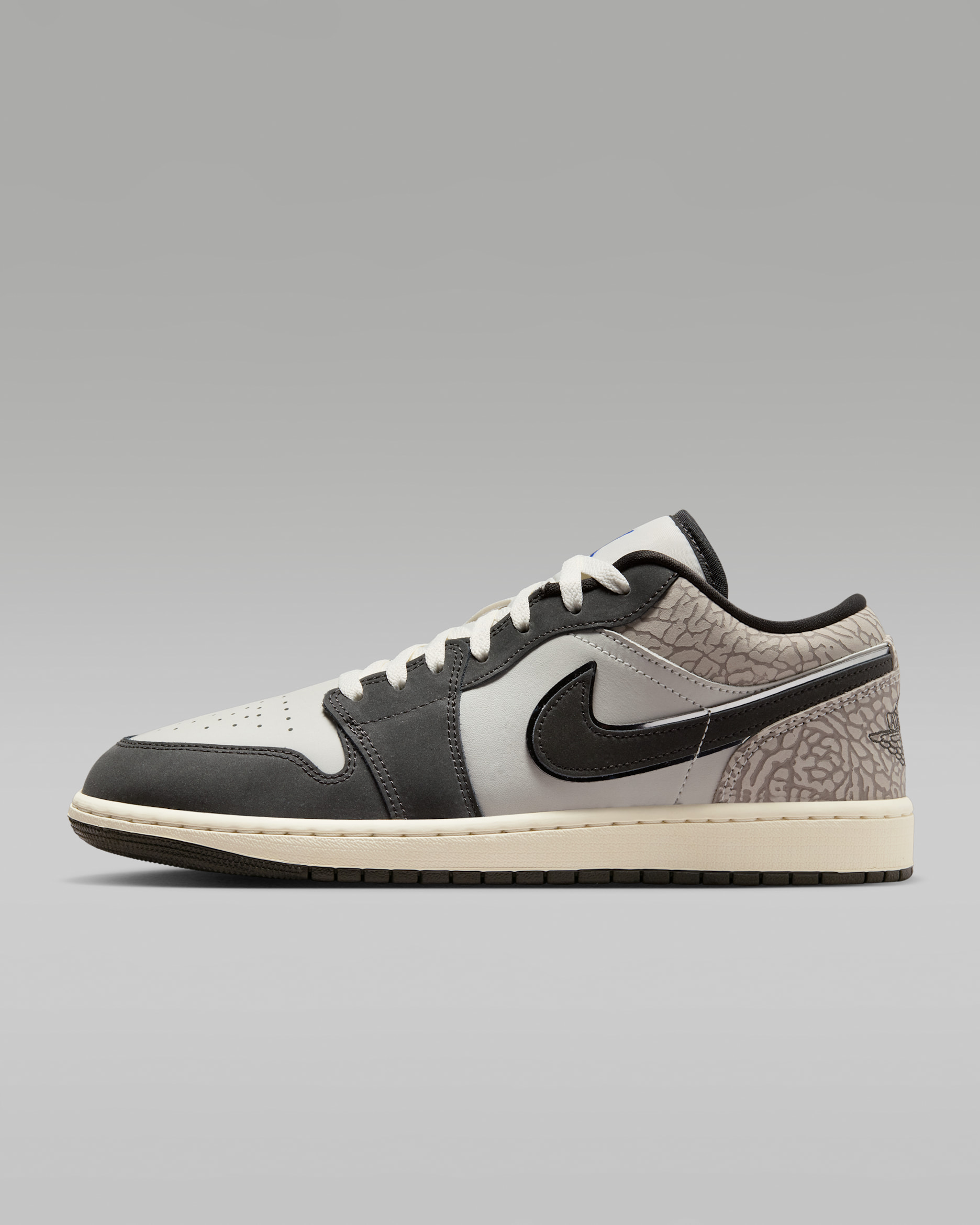 Air Jordan 1 Low SE — Sail/Deep Pewter/Gamma Grey/Game Royal
