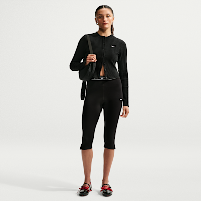 Nike Sportswear Chill Jersey — Black/Black/White